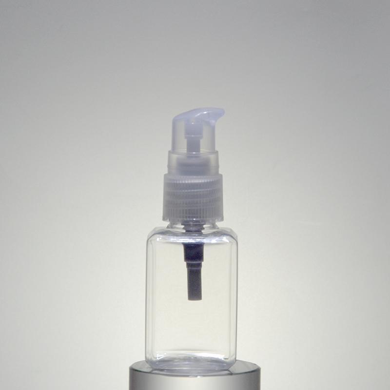 1oz 30ml Plastic Square Bottle